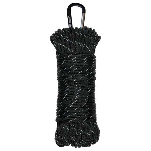 Gear Aid  550 Paracord 100' Black/Reflective