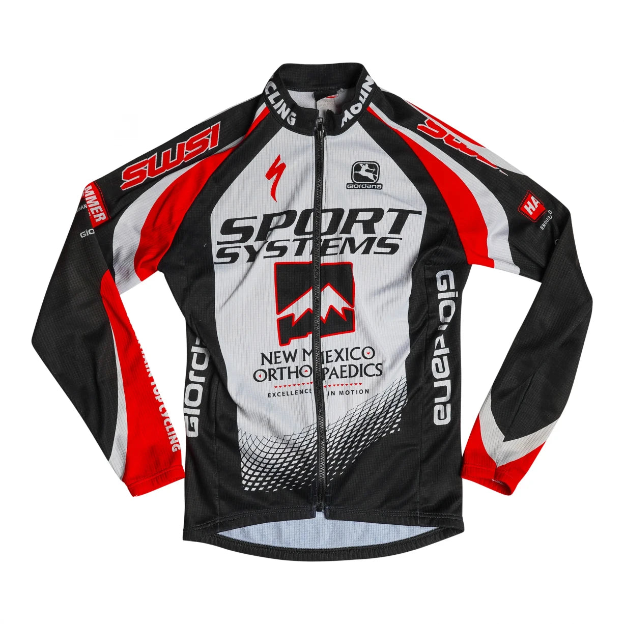 GIORDANA Full-Zip Long Sleeve Cycling Jersey - Men's