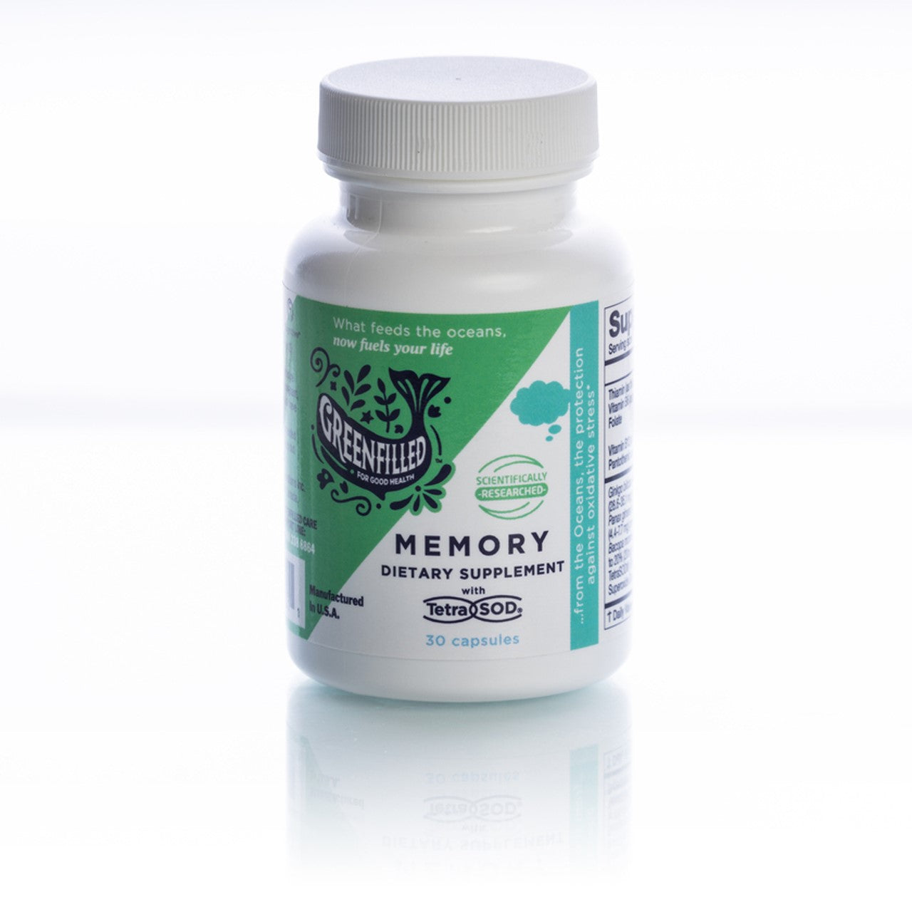 Greenfilled For Good Health Memory Dietary Supplement - 30 Capsules