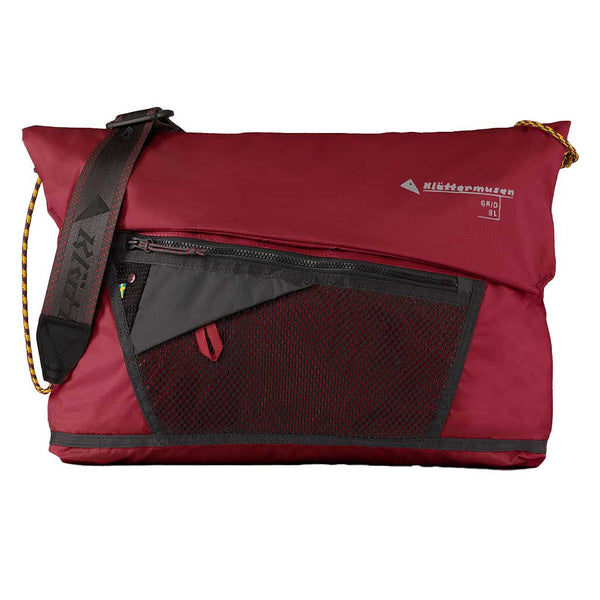 Grid Messenger Bag