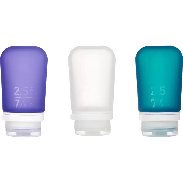Humangear GoToob+ 3-Pack Soft Travel Bottles Medium