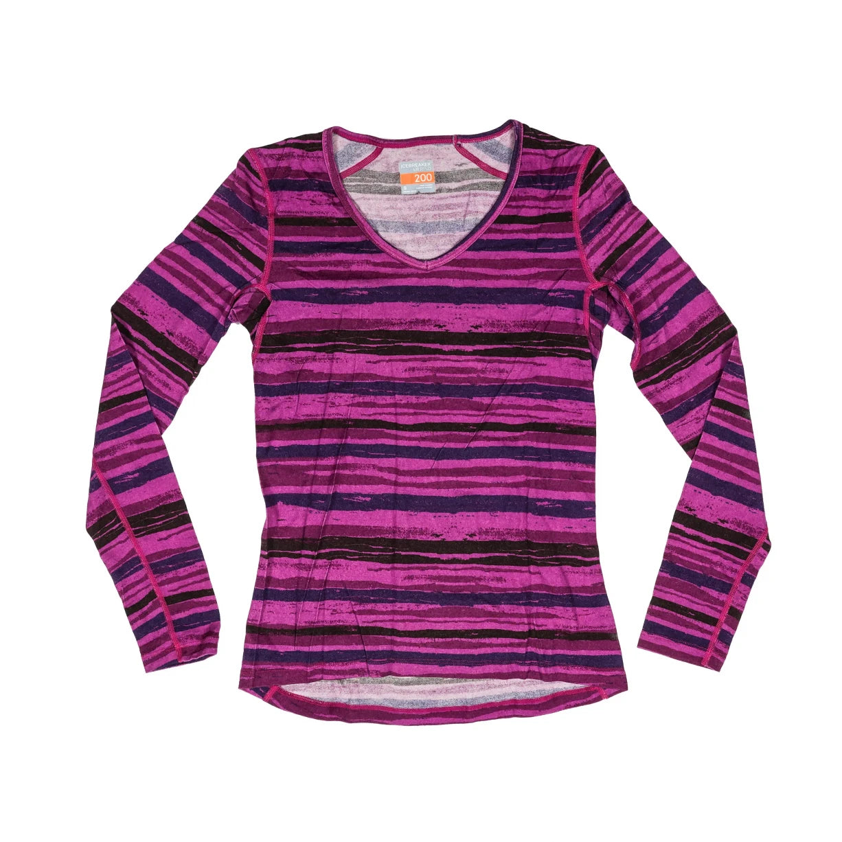 Icebreaker Merino 200 Oasis Long Sleeve V Neck Thermal Top - Women's