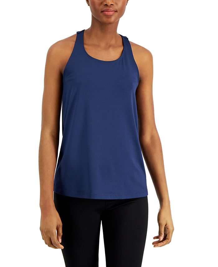ID Ideology Women's Active Racerback Tank Top Blue Size XX-Large