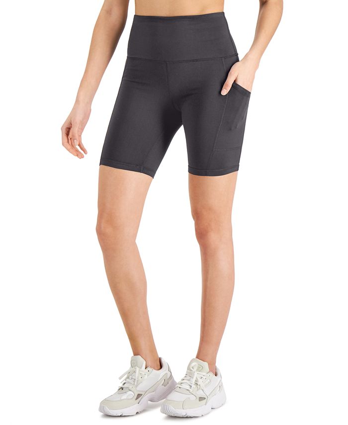 ID Ideology Women's Compression 7 Bike Shorts Black Size Small