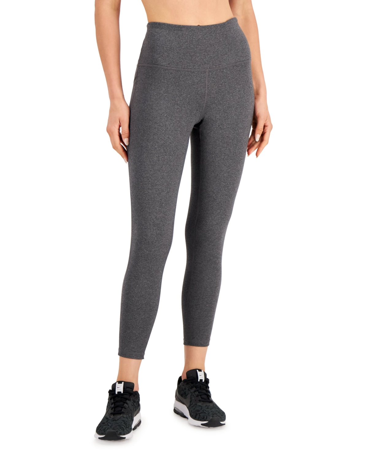 ID Ideology Women's Essentials Sweat Set 7/8 Length Leggings Gray Size X-Small