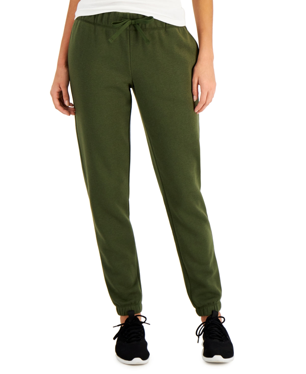 ID Ideology Women's Fleece Joggers Green Size Small