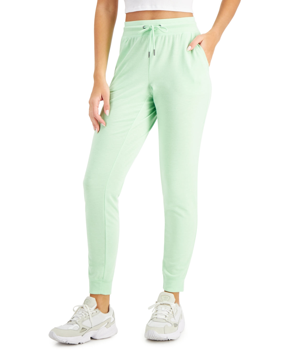 ID Ideology Women's Knit Jogger Pants Green Size X-Small