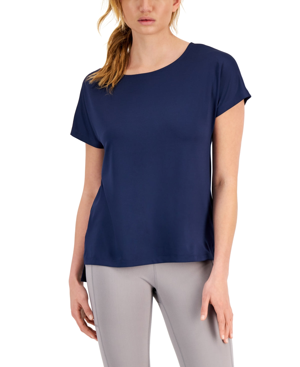 ID Ideology Women's Lightweight Techy T-Shirt Blue Size Large