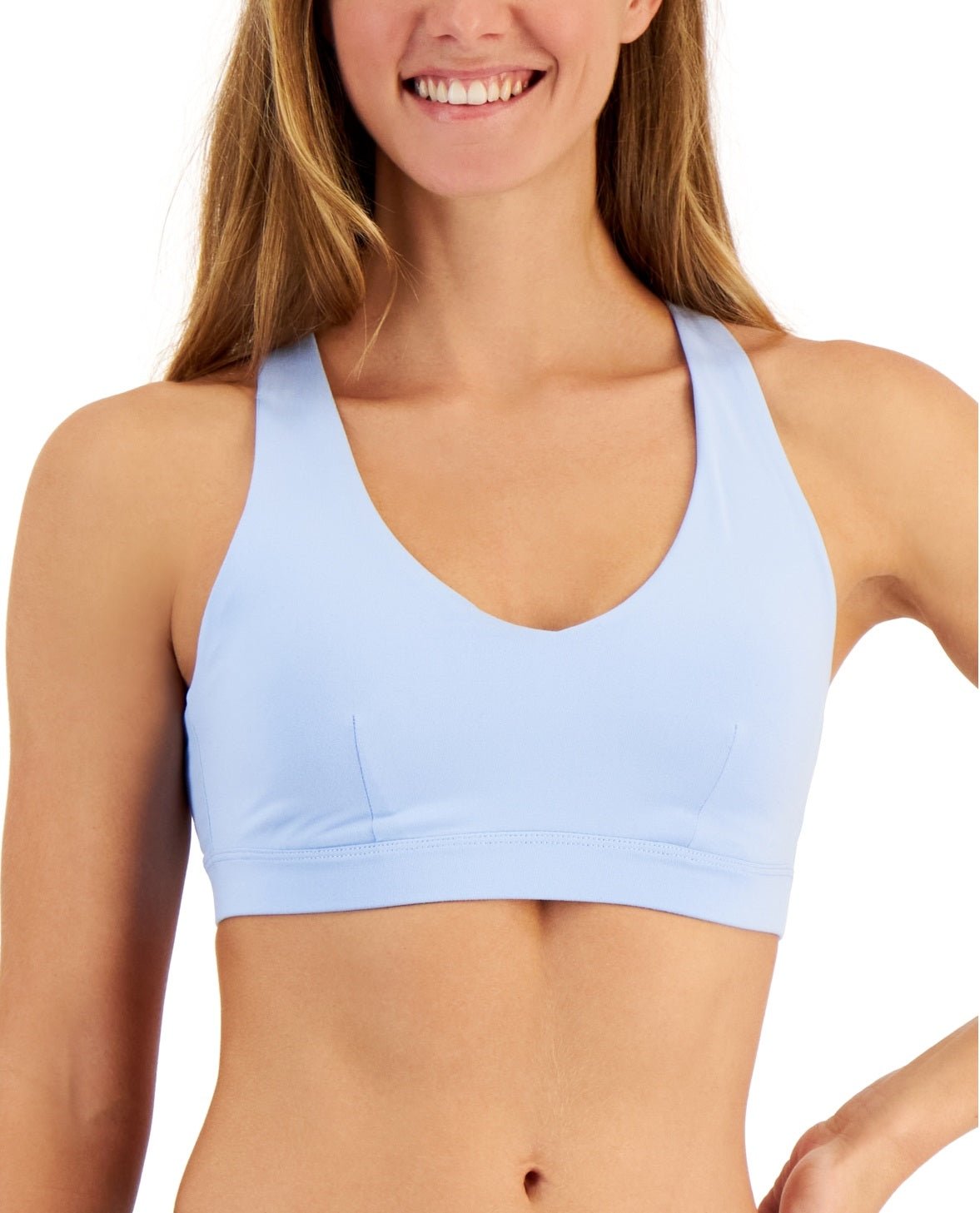 ID Ideology Women's Low Impact Sports Bra Blue Size X-Small