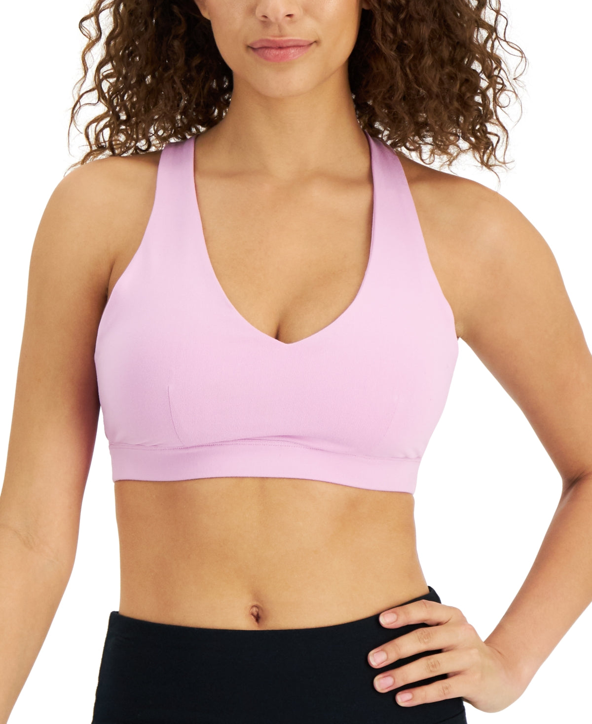 ID Ideology Women's Low Impact Sports Bra Purple Size Small