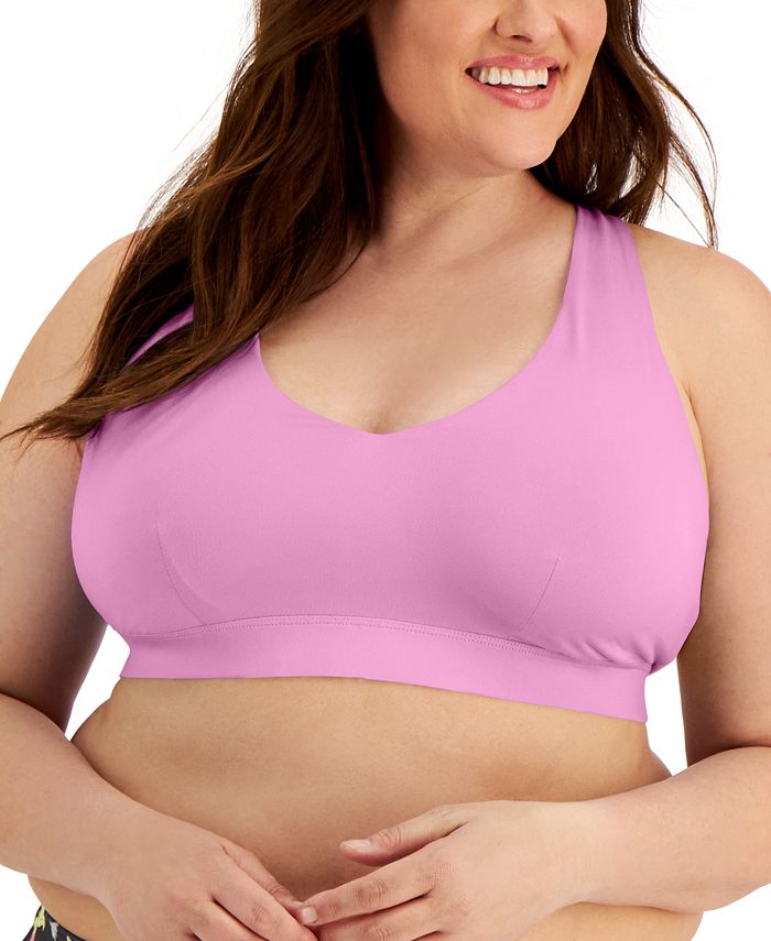 ID Ideology Women's Match Set Sports Bra Pink Size 2X