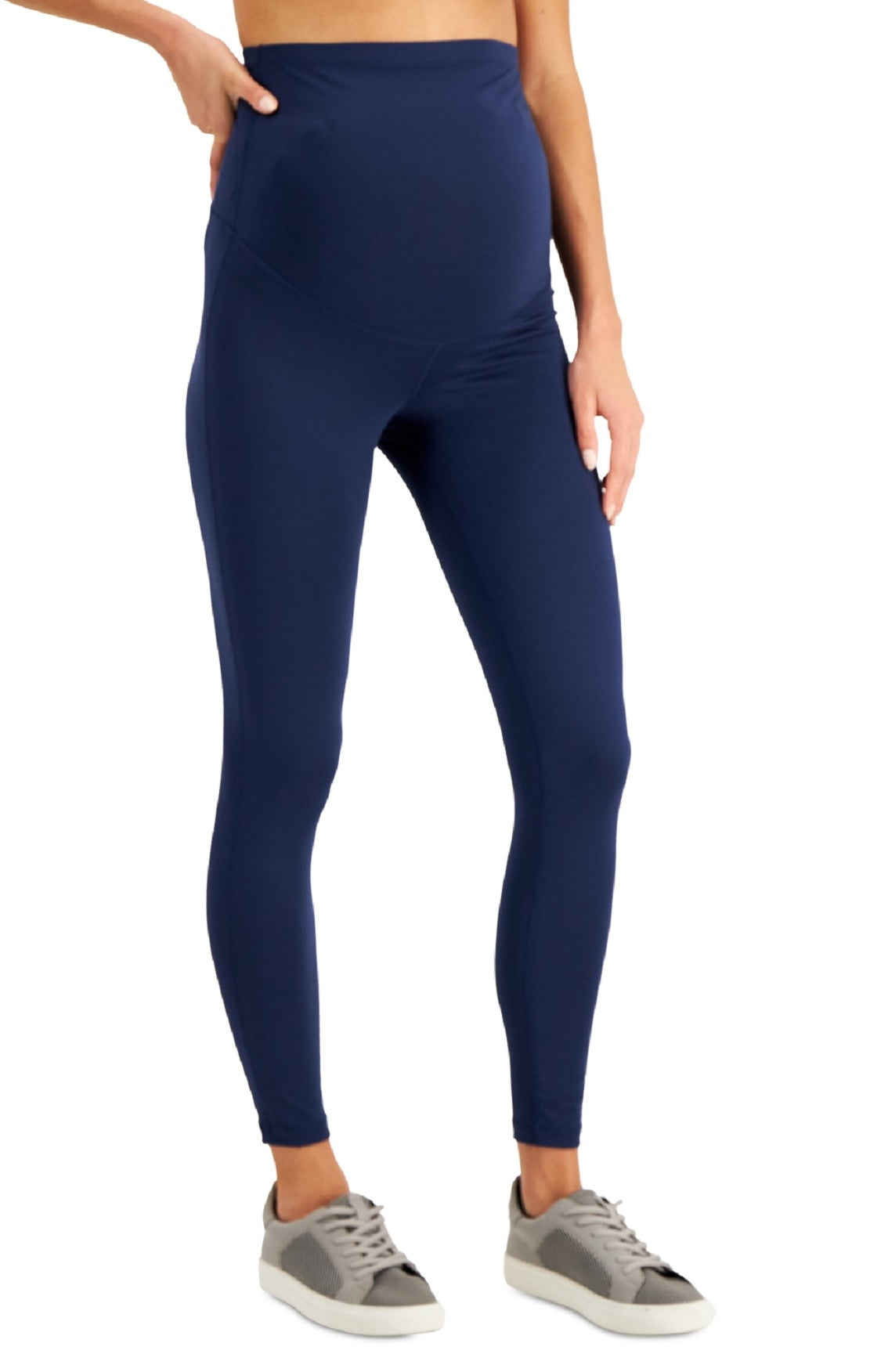 ID Ideology Women's Maternity Leggings Purple Size X-Large