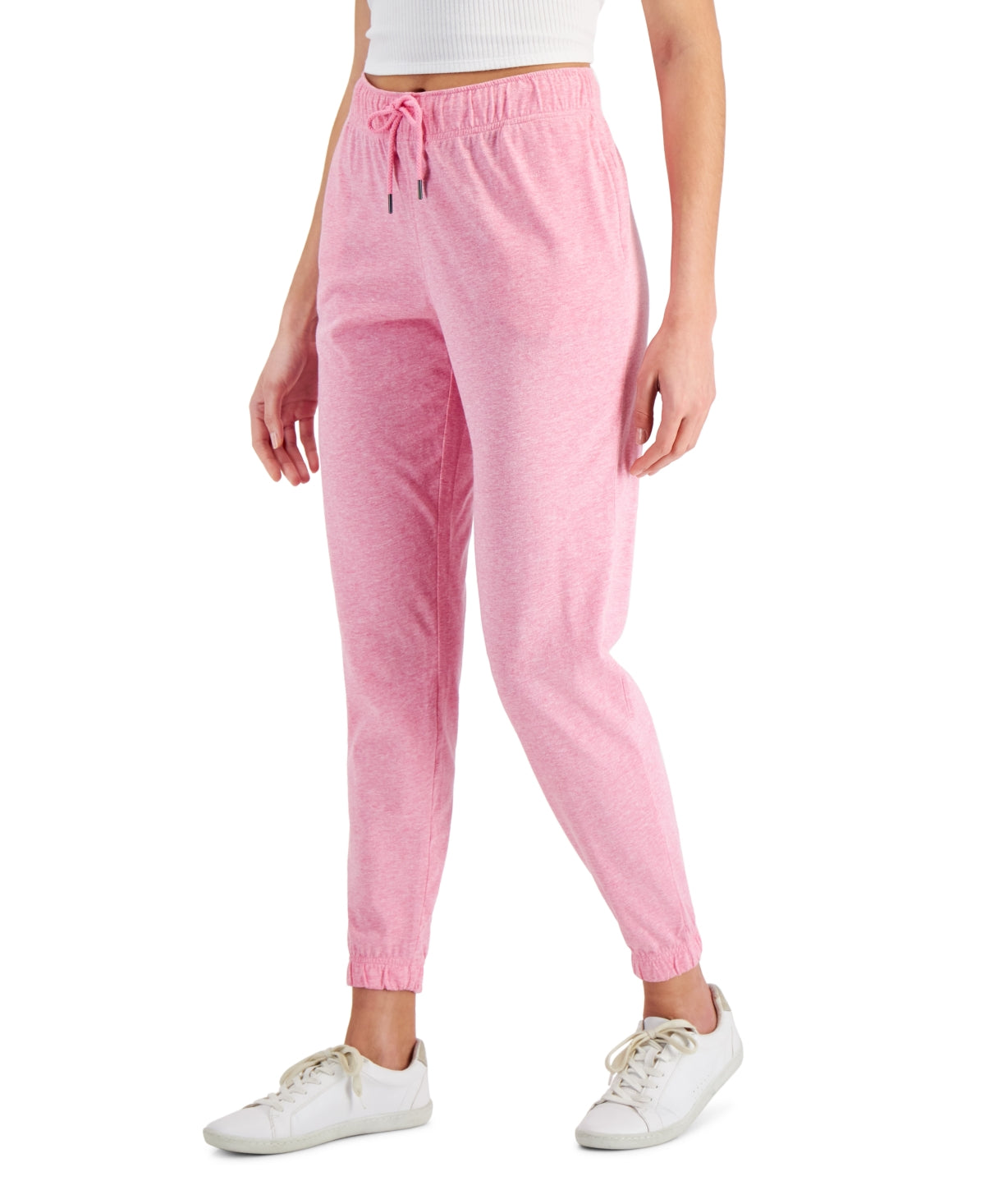 ID Ideology Women's Retro Recycled Jogger Pants Pink Size Large