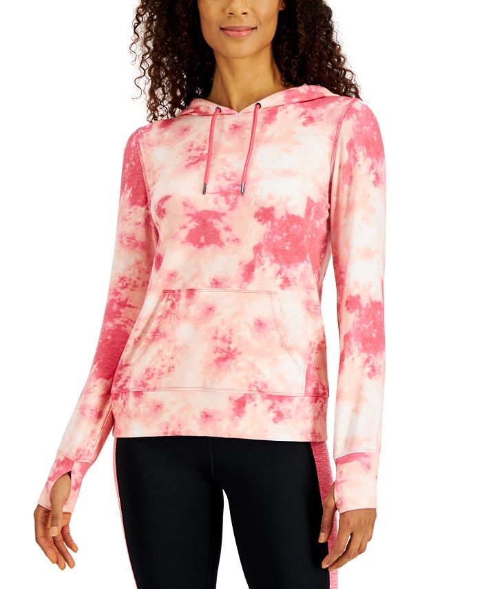 ID Ideology Women's Shades Tie Dyed Hoodie Red Size TBD