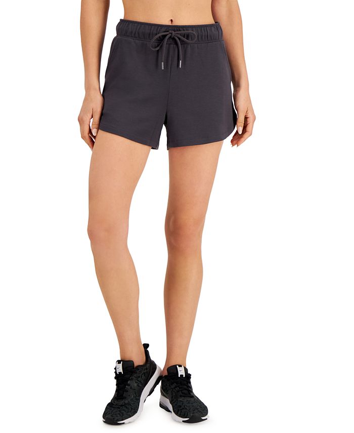 ID Ideology Women's Terry Shorts Gray Size Small