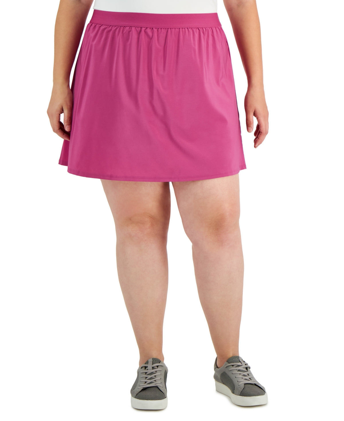 ID Ideology Women's Woven Skort Purple Size 1X