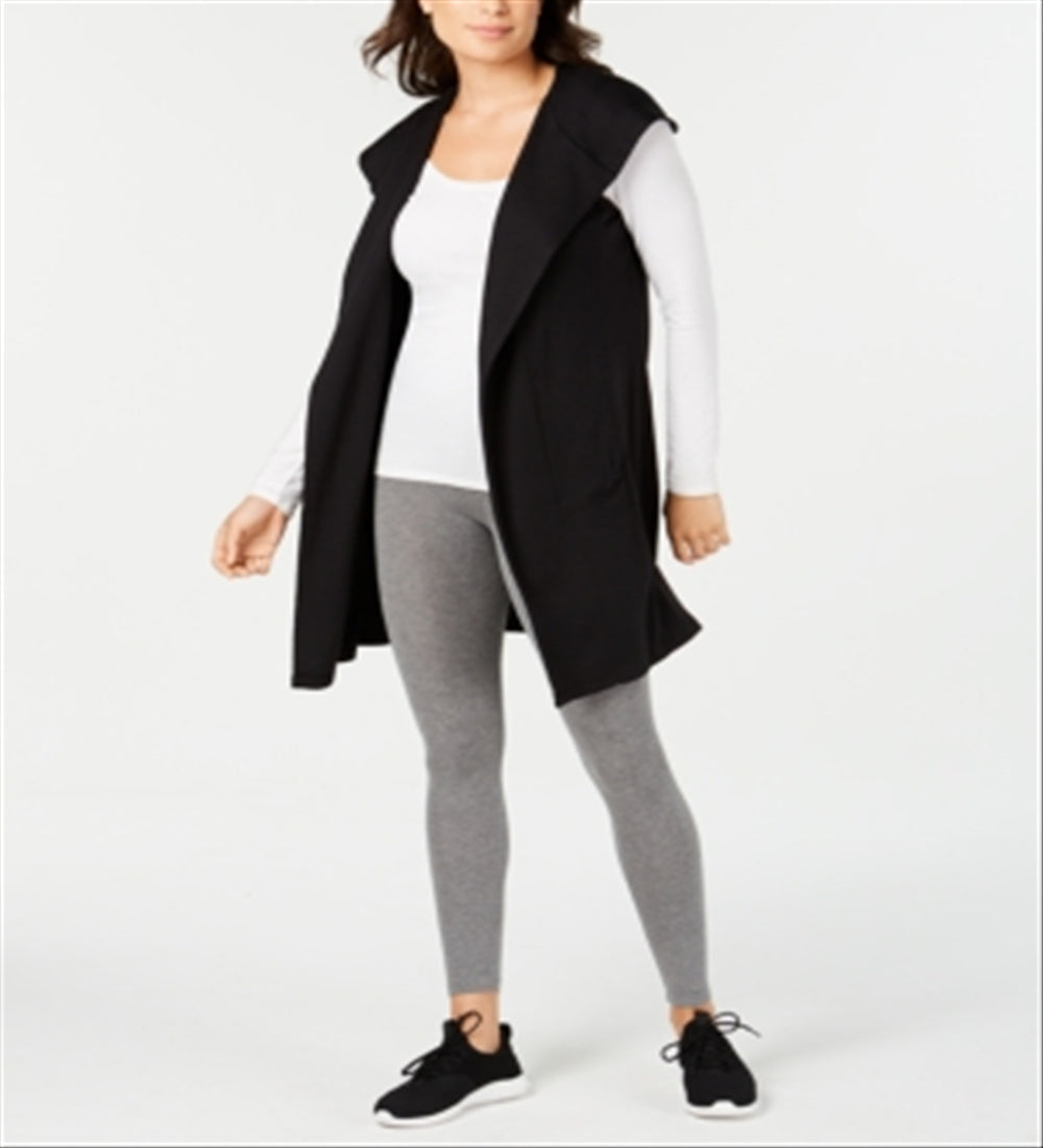 Ideology Women's Fitness Running Cardigan Black Size Small