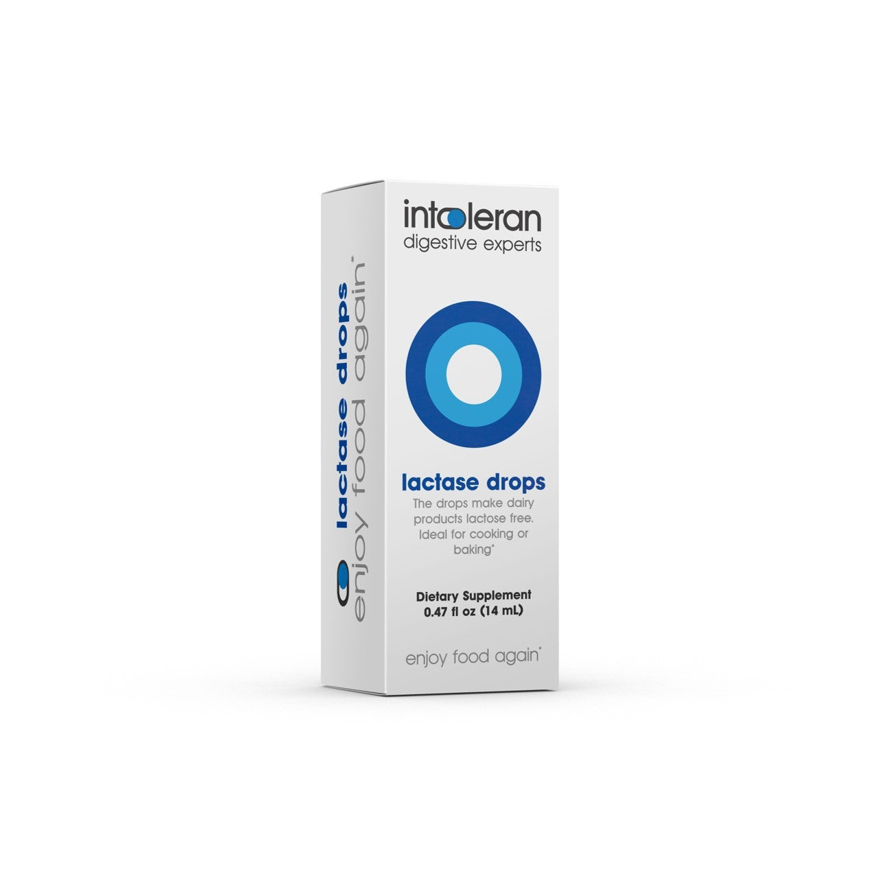 Intoleran® Lactase Drops, Making Dairy Products Lactose Free, Ideal for Cooking or Baking - 0.47 FL Oz