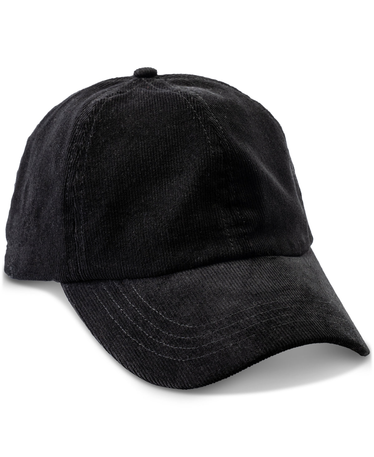 Jenni Women's Corduroy Baseball Cap Black Size Regular
