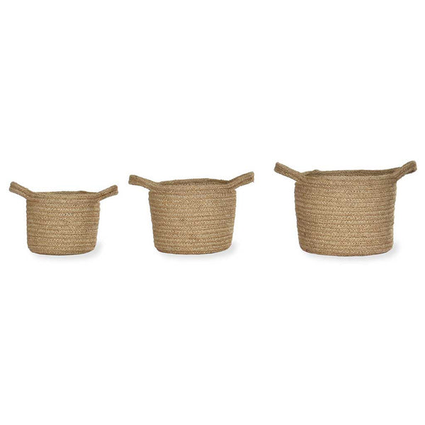 Jute Woven Plant Pots | Set of 3