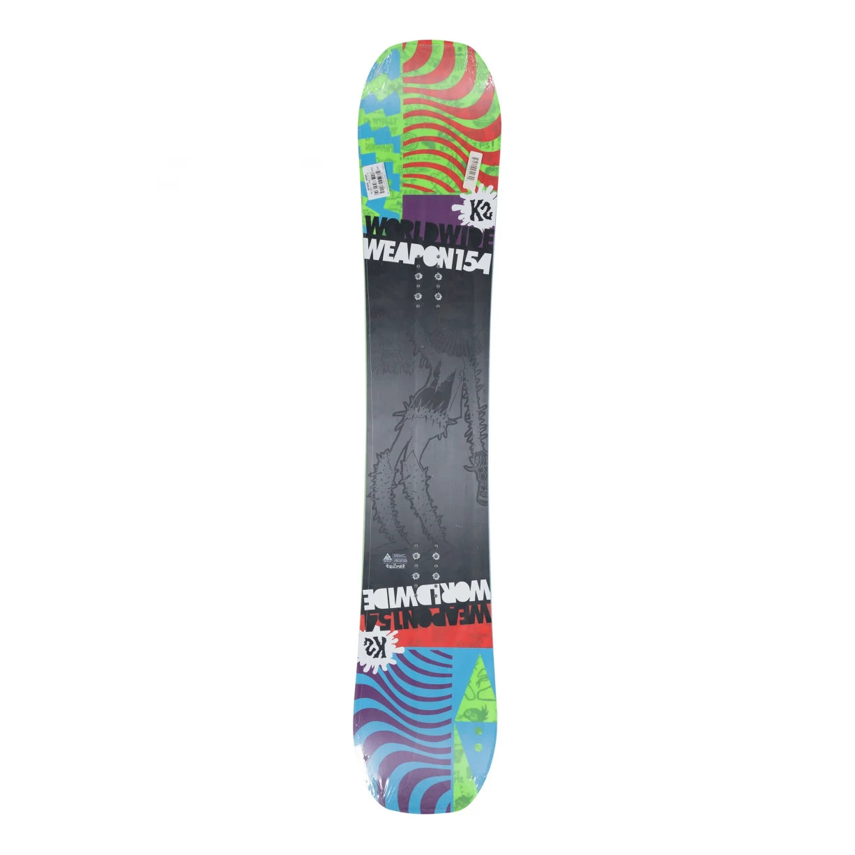 K2 World Wide Weapon Rocker Wide Snowboard 2013