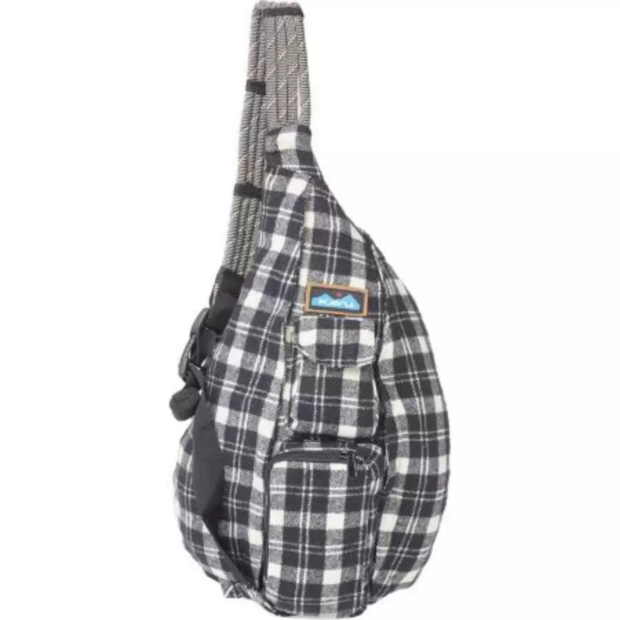 Kavu Mini Plaid Rope Bag