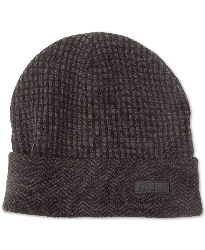 Kenneth Cole Reaction Men's Beanie Dark Gray Size Regular