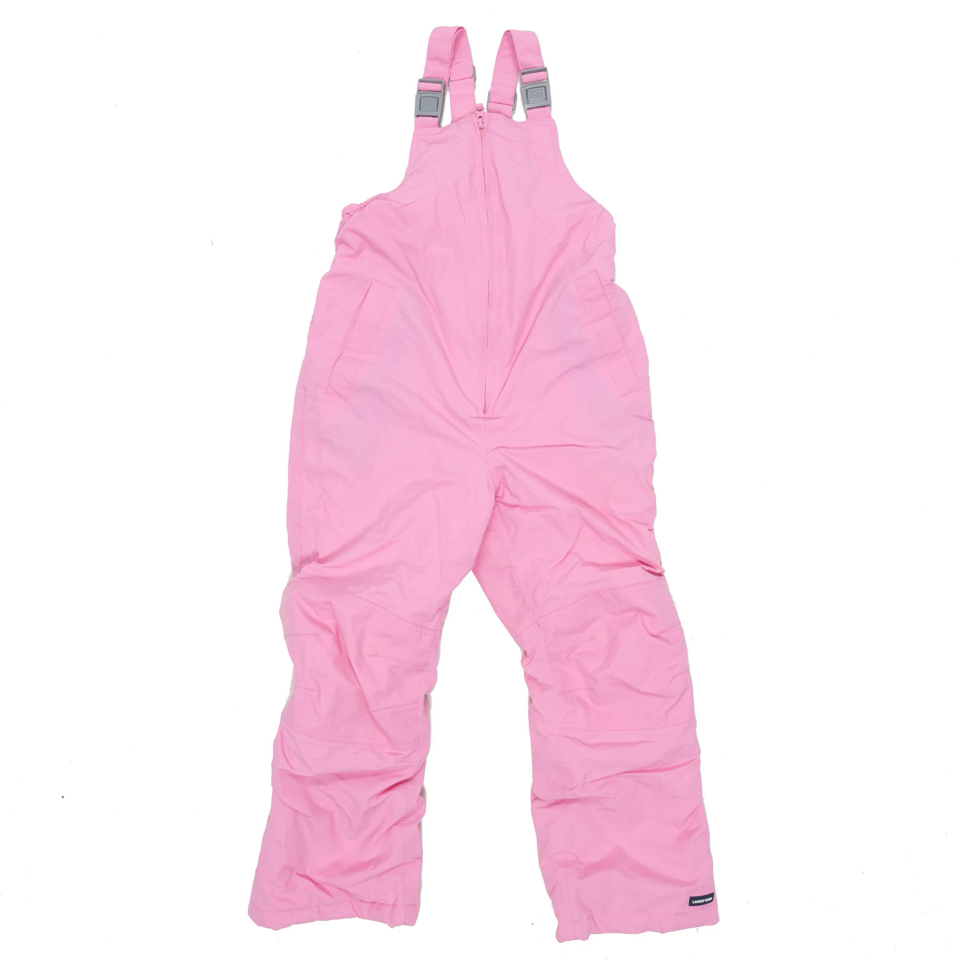 Lands' End Husky Squall Waterproof Iron Knee Bibs - Girls'