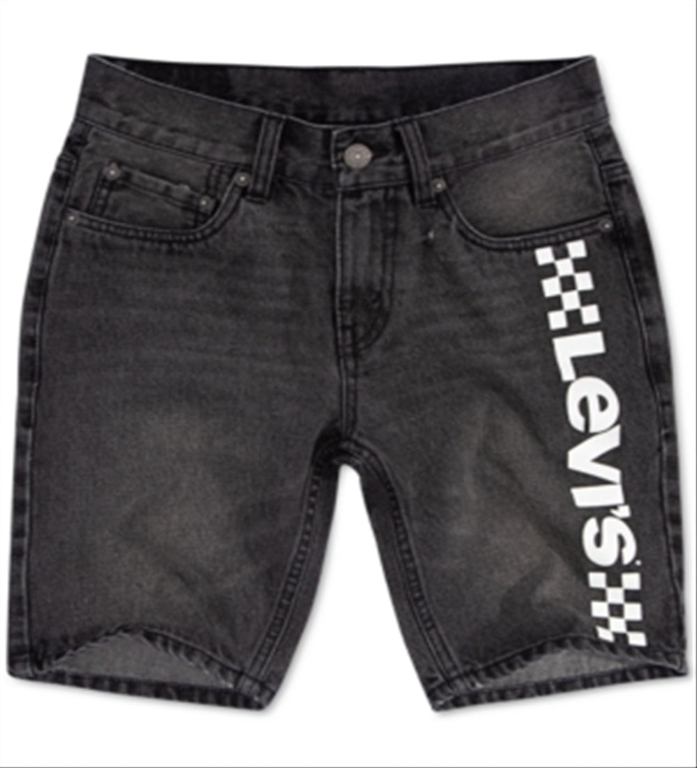 Levi's Big Boy's Taper Fit Shorts Black Size 8