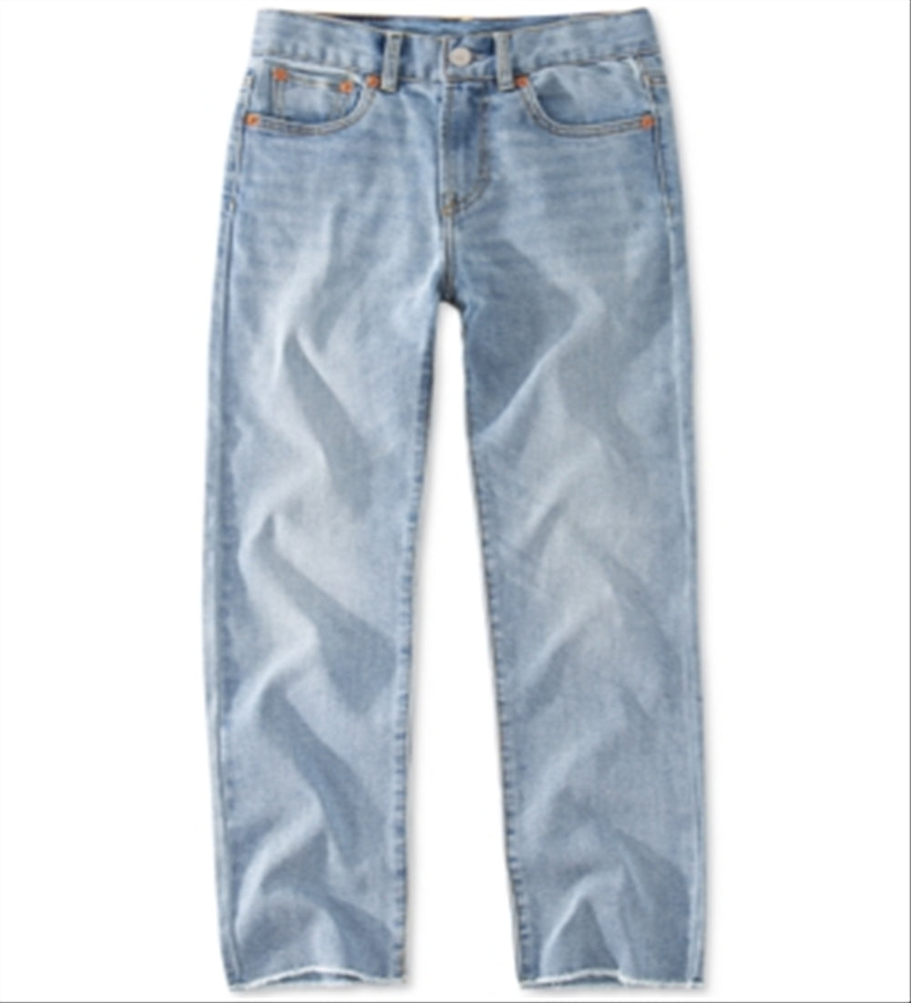 Levi's Girl's High Rise Ankle Straight Jean -Blue Size 16
