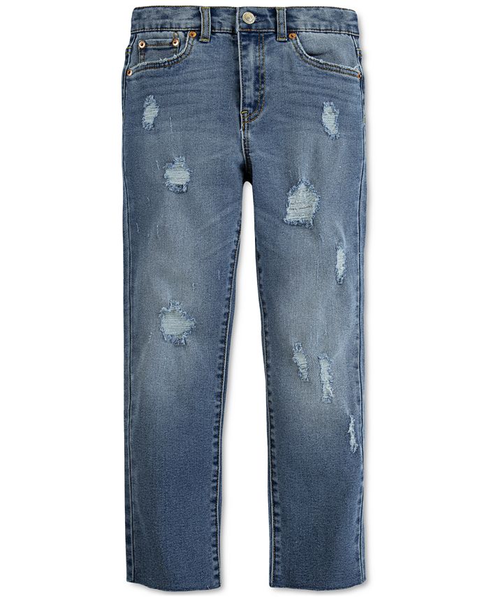 Levi's Girl's High Rise Ankle Straight Jeans Blue Size 12
