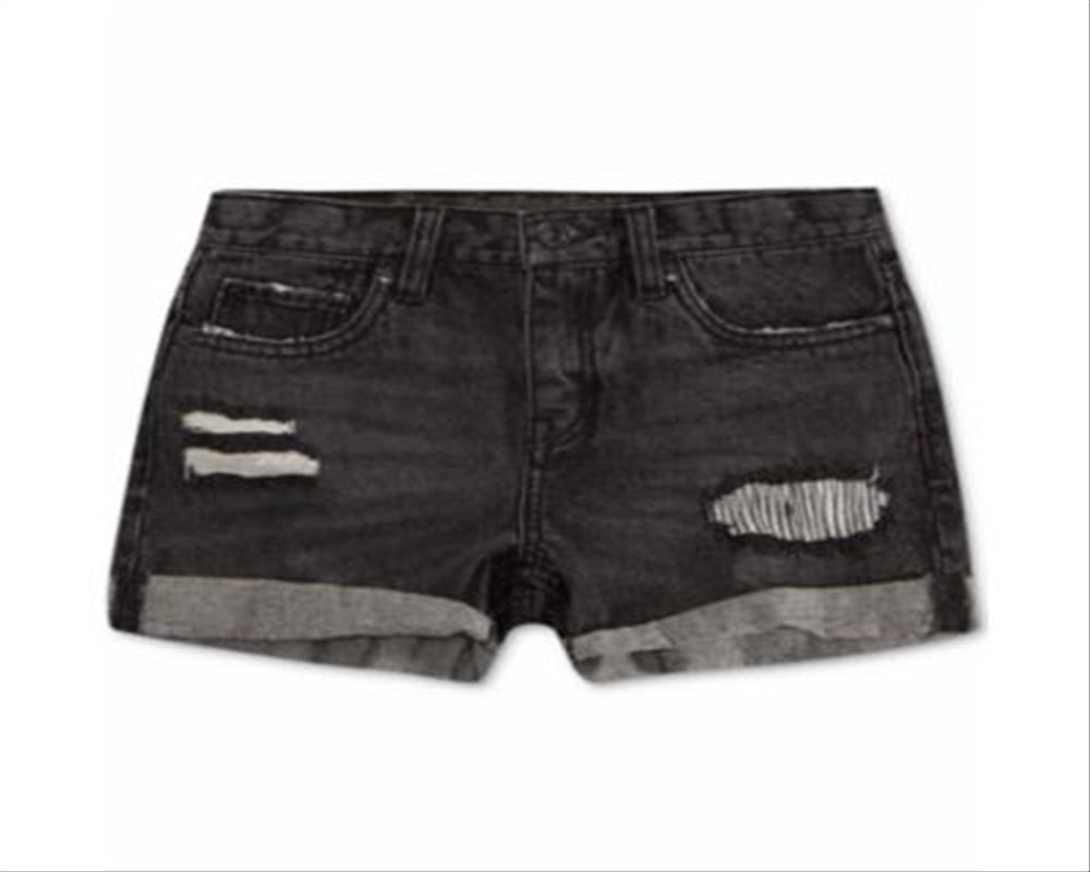 Levi's Girls' Girlfriend Shorty Shorts Black Size 10