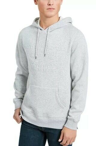Levi's Men's Arena Embossed Logo Pullover Hoodie Gray Size XX-Large