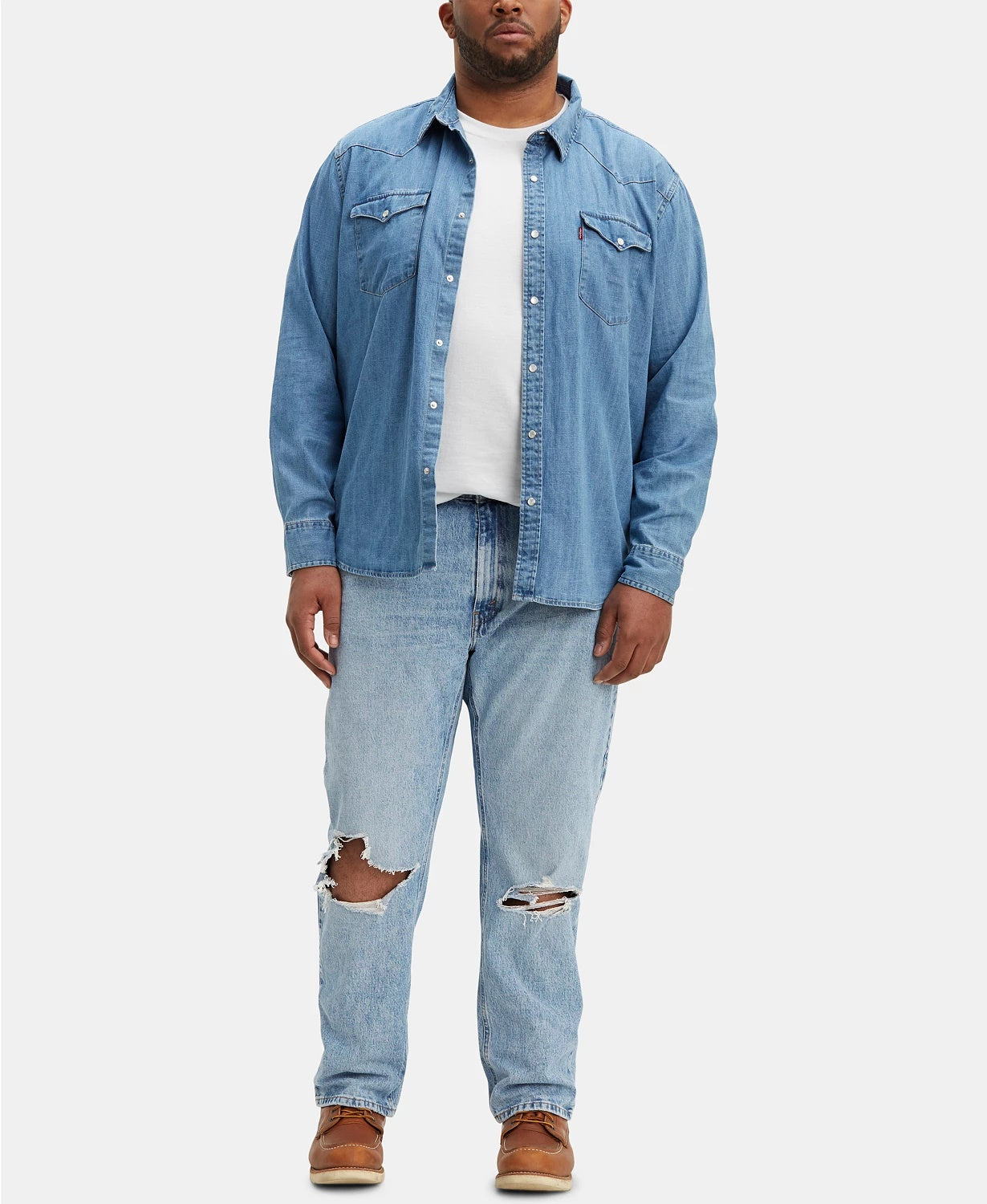 Levi's Men's Big And Tall 541 Athletic Fit Jeans Blue Size 46X34