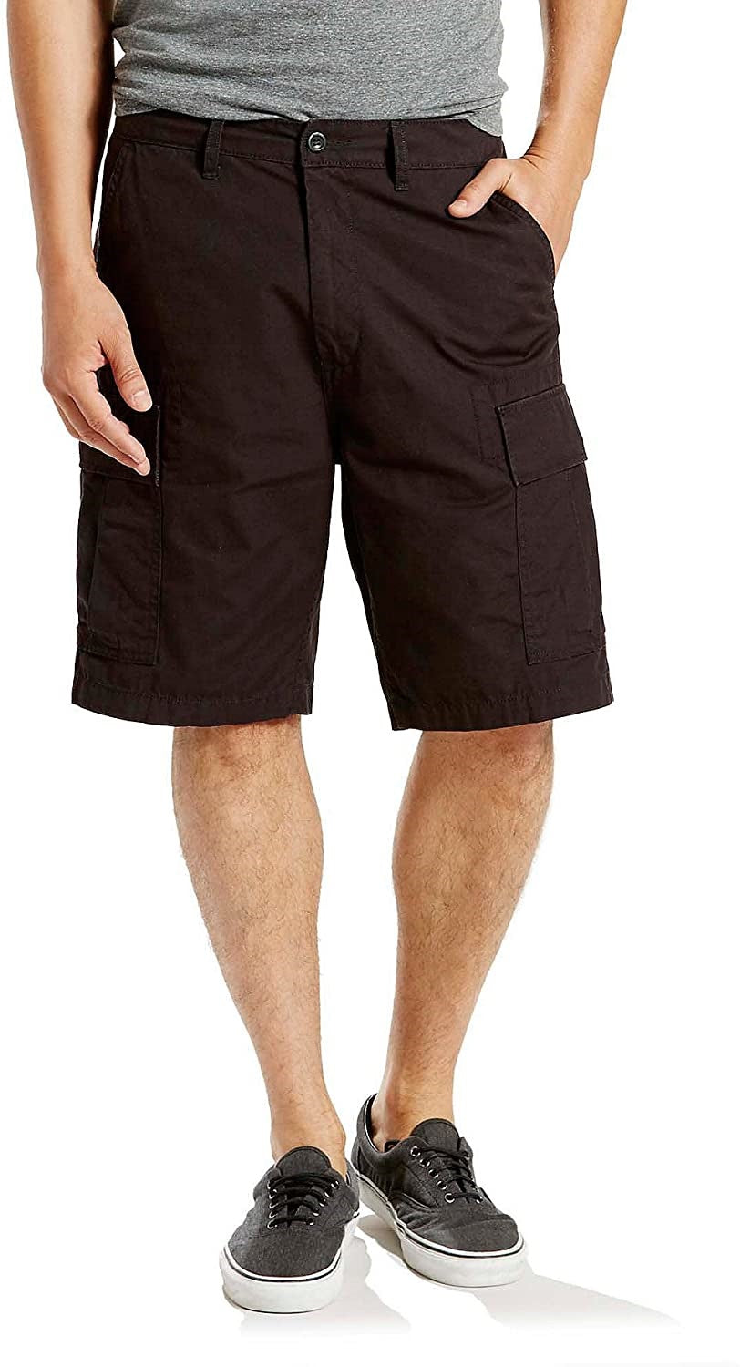 Levi's Men's Carrier Loose Fit Cargo Shorts Black Size 33 Regular