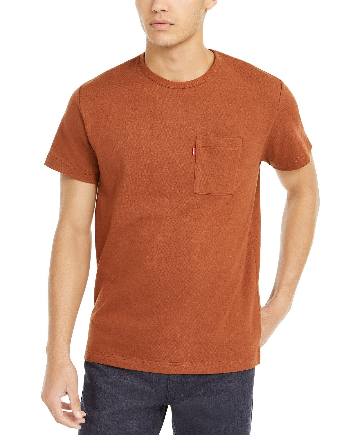 Levi's Men's Heavyweight Pocket T-Shirt Tortiose Shell Size Large