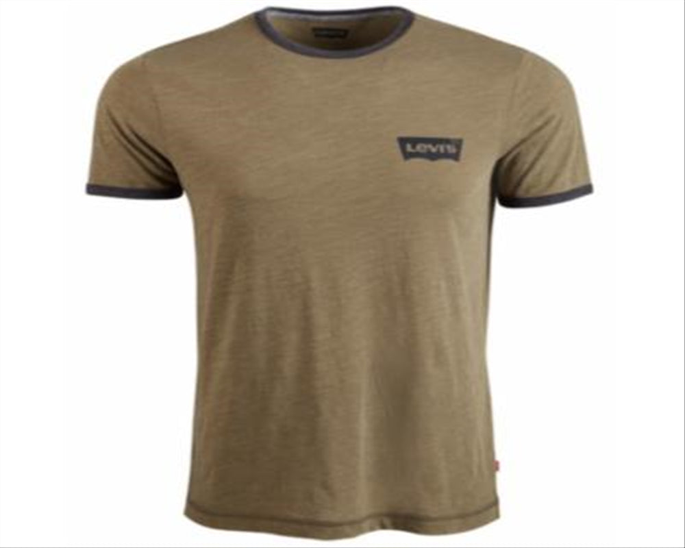 Levi's Men's Logo Graphic T-Shirt Green Size XX-Large