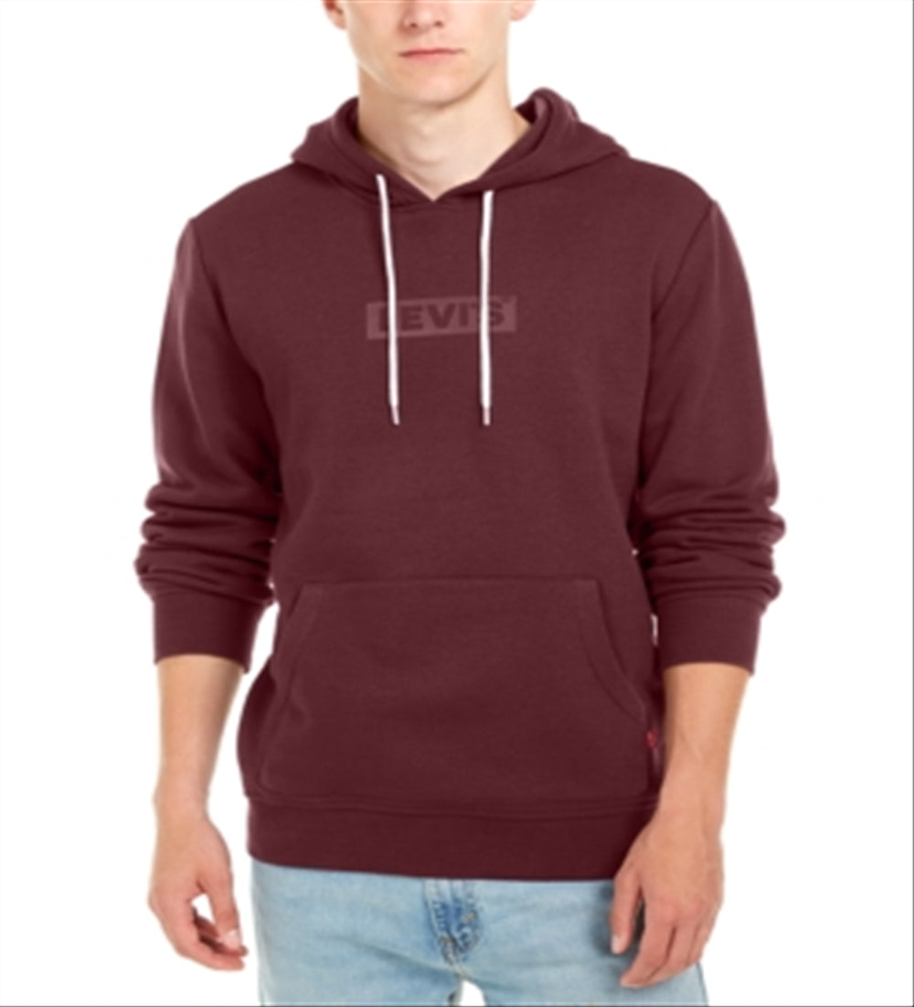 Levi's Men's Logo Hoodie Red Size Medium