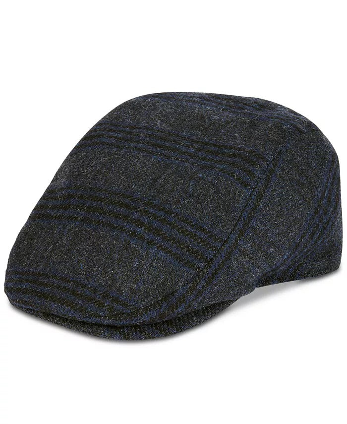 Levi's Men's Plaid Flat Top Hat Blue Size L/XL