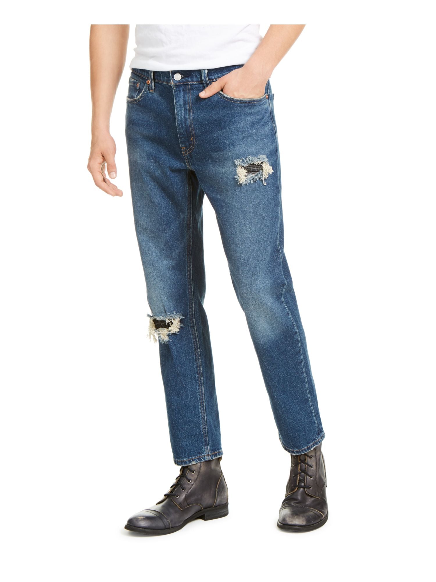 Levi's Men's Tapered Regular Fit Denim Jeans Blue Size 36X30