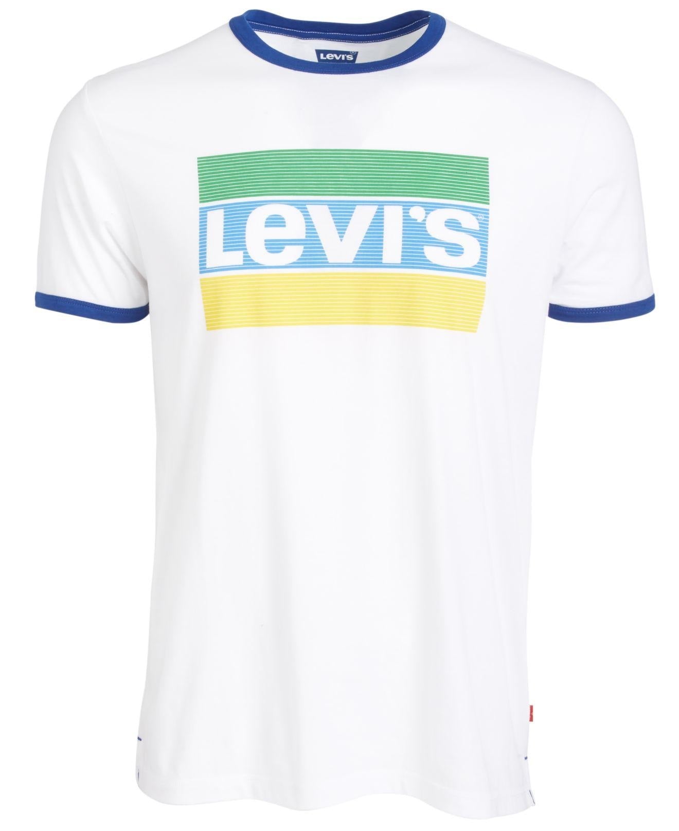 Levi's Men's Teesdale Logo T-Shirt White Size 2 Extra Large