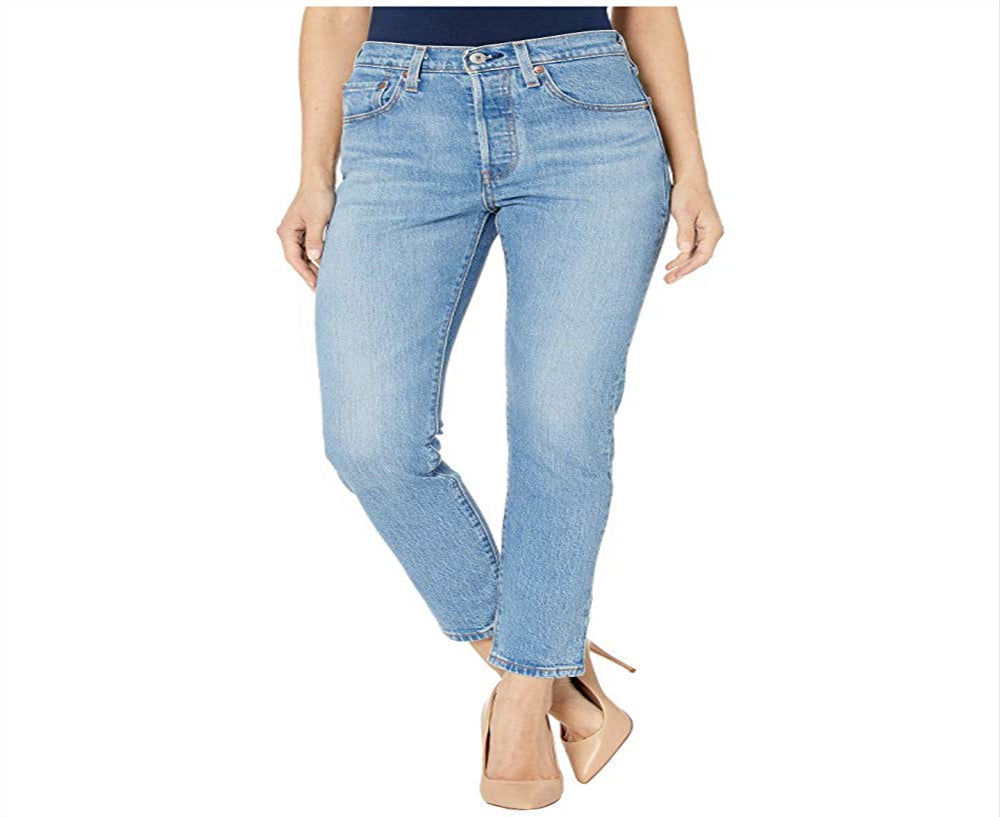Levi's Women's 501 Skinny Jeans Jive Love Blue Size 28