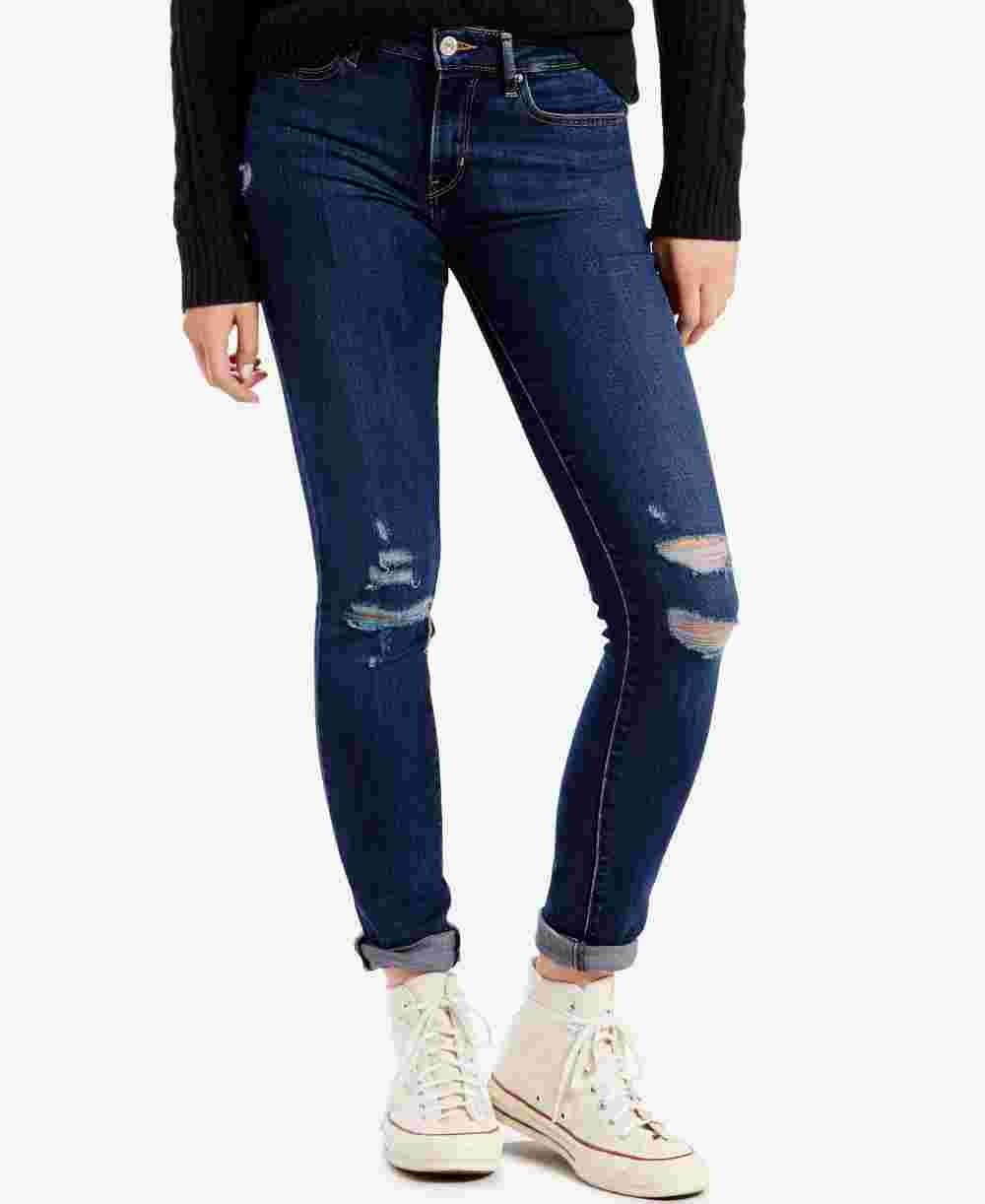 Levi's Women's 711 Skinny Jeans Blue Size 25