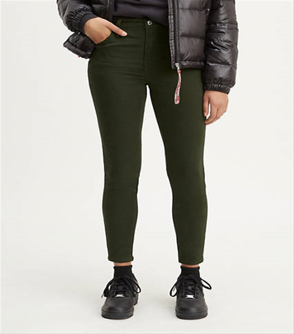 Levi's Women's 720 High Rise Super Skinny Colored Jeans Green Size 25x30