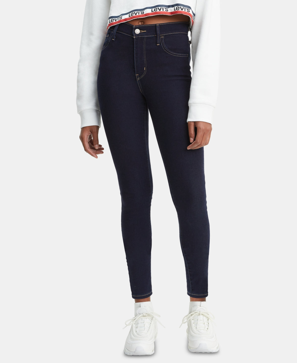 Levi's Women's 720 High Rise Super Skinny Jeans Blue Size 24