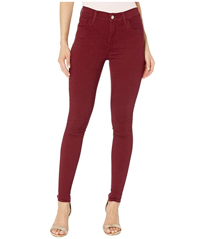 Levi's Women's 720 High Rise Super Skinny Jeans Wine Size 24