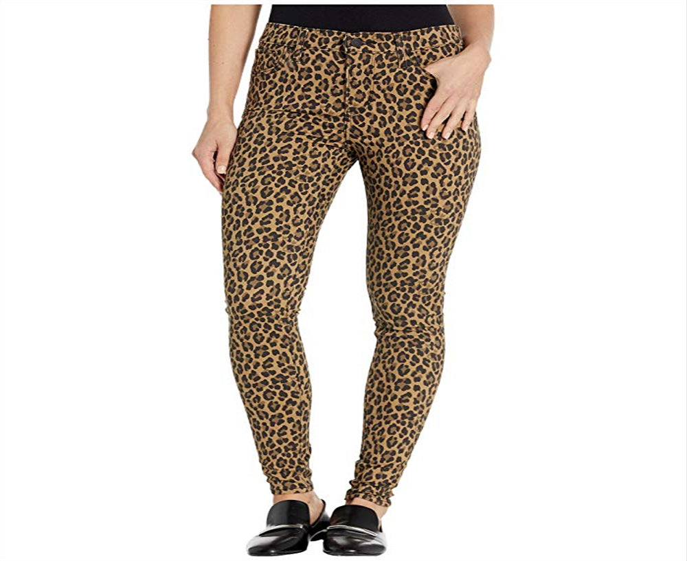 Levi's Women's 720 High Rise Super Skinny Leopard Print Jeans Gold Size 29X30