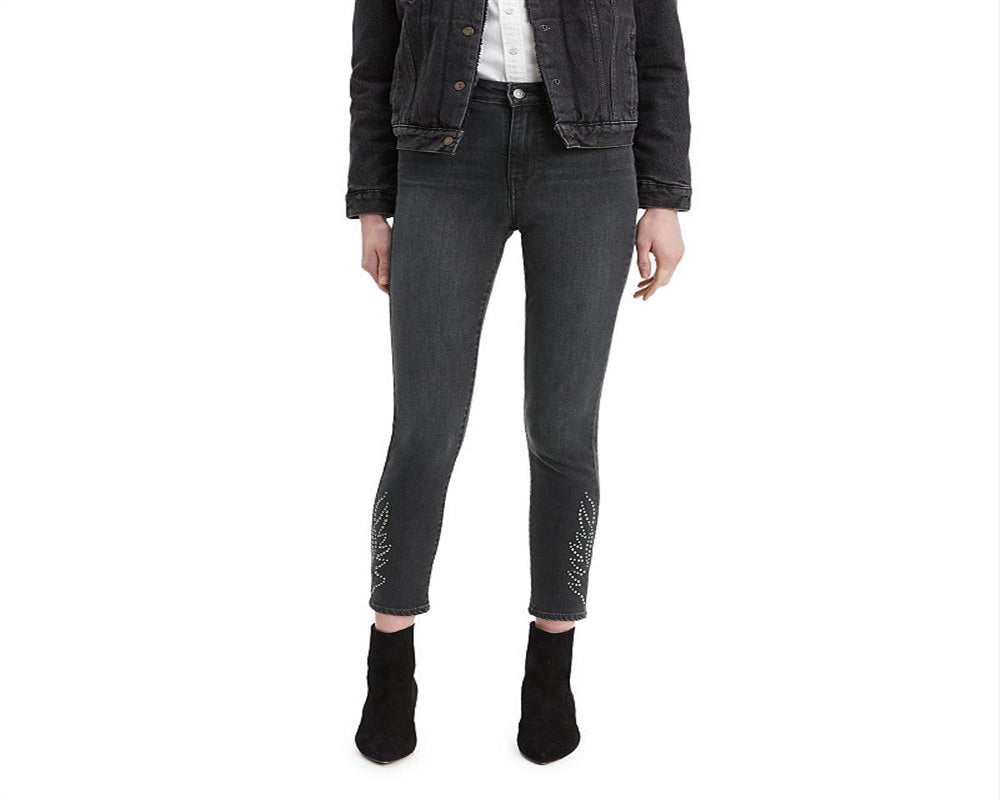 Levi's Women's 721 High Rise Skinny Ankle Jeans Black size 33