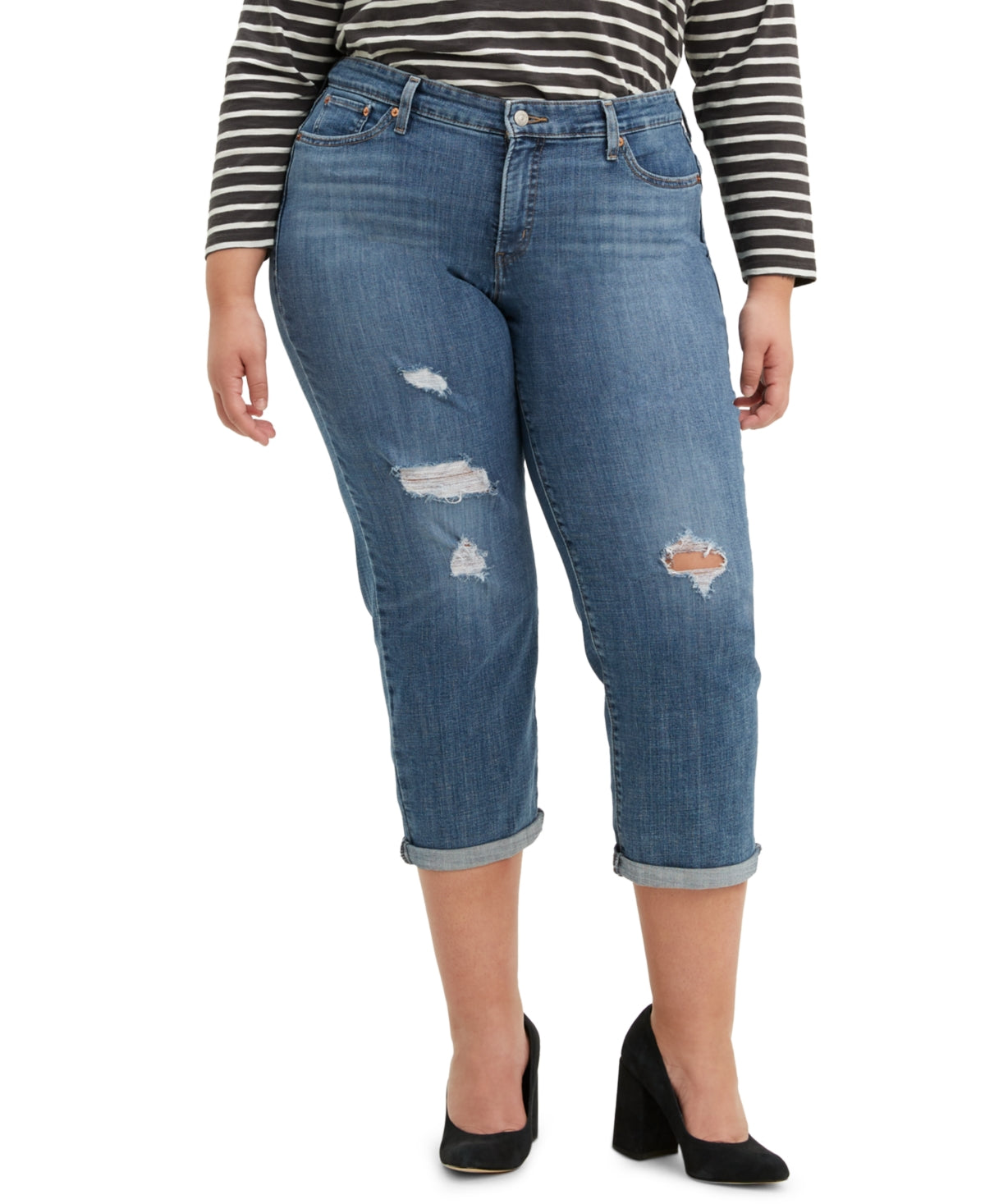 Levi's Women's Boyfriend Jeans Blue Size 24W