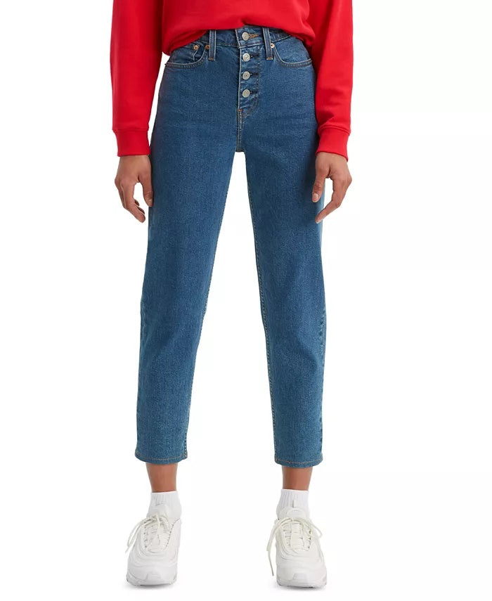 Levi's Women's Button Fly High Rise Jeans Blue Size -28